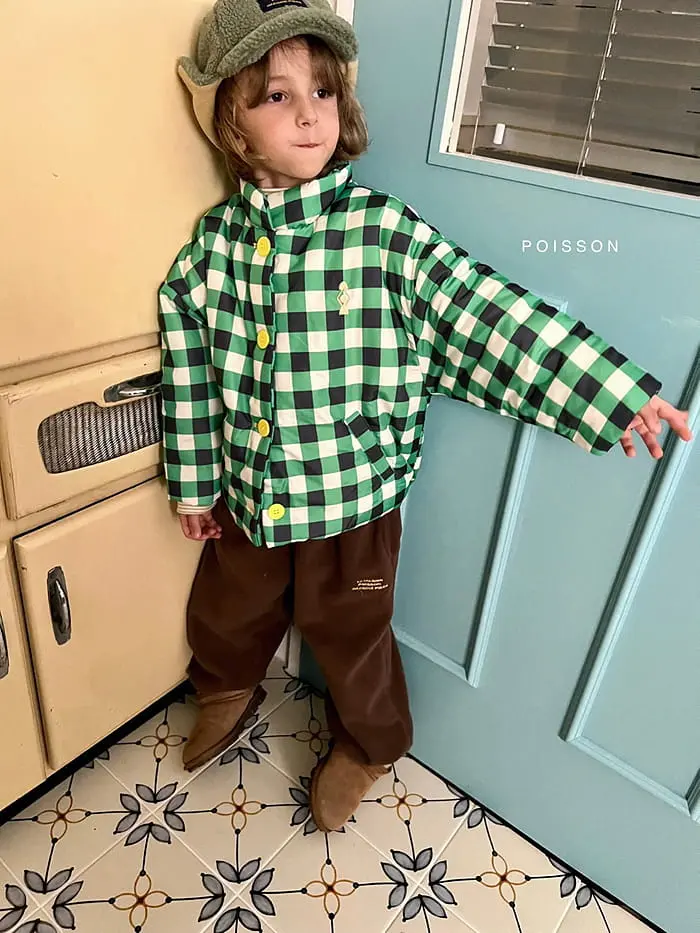 Poisson - Korean Children Fashion - #discoveringself - Berde Padding Jacket - 4