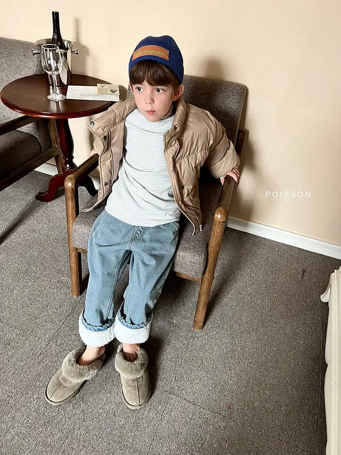 Poisson - Korean Children Fashion - #kidsshorts - Dumble Roll-up Jeans - 9