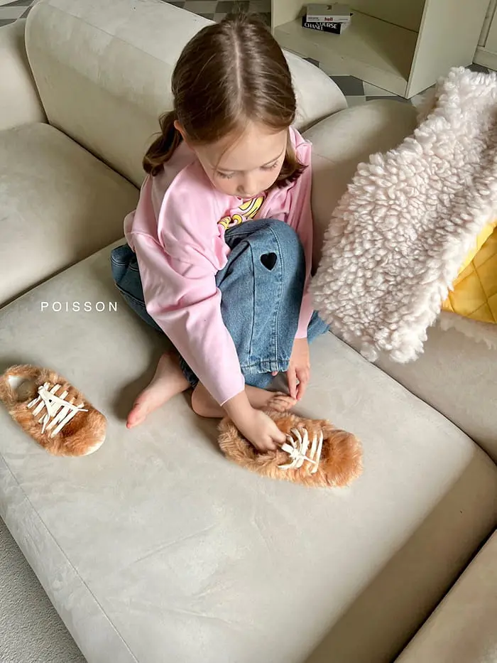 Poisson - Korean Children Fashion - #kidsshorts - Kitch Heart Jeans - 8