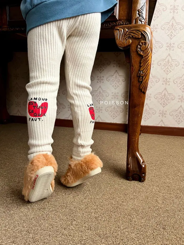 Poisson - Korean Children Fashion - #kidzfashiontrend - Amor Leggings - 2