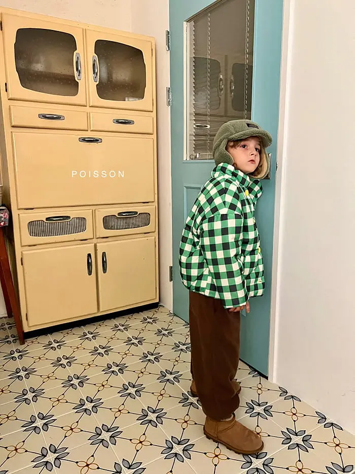 Poisson - Korean Children Fashion - #littlefashionista - Berde Padding Jacket - 9