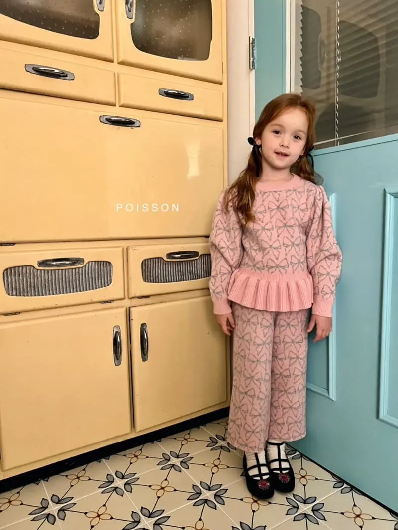 Poisson - Korean Children Fashion - #magicofchildhood - Ribbon Frill Set UP - 2