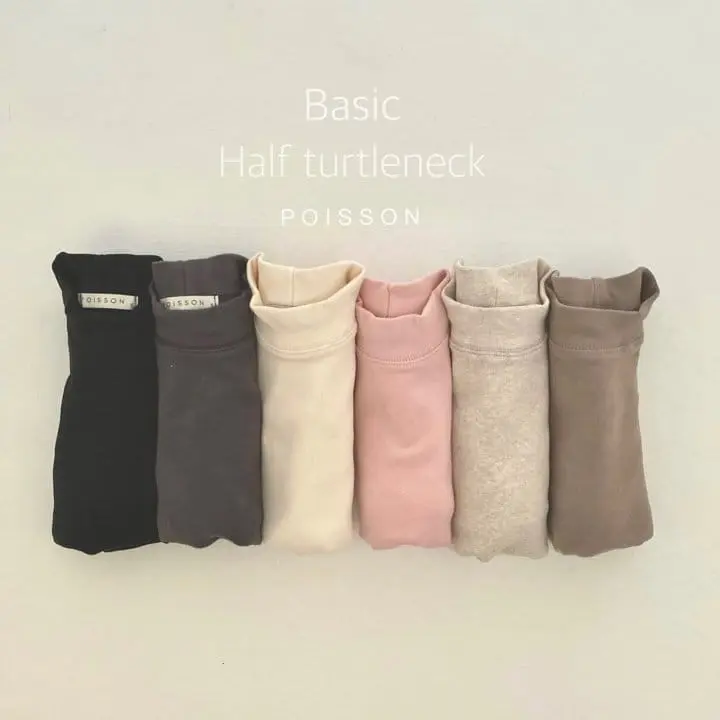 Poisson - Korean Children Fashion - #magicofchildhood - Winter Half Turtleneck