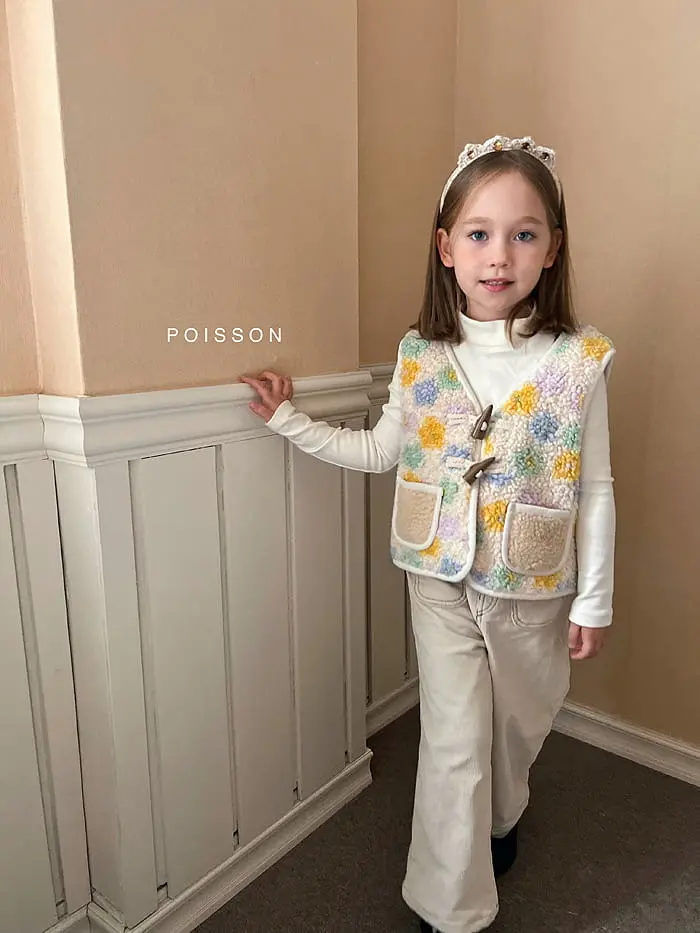 Poisson - Korean Children Fashion - #minifashionista - Muse Dumble Vest - 5