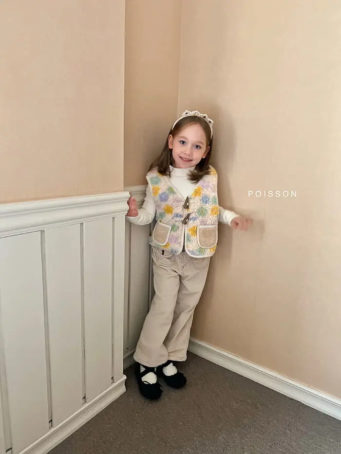 Poisson - Korean Children Fashion - #prettylittlegirls - Muse Dumble Vest - 6