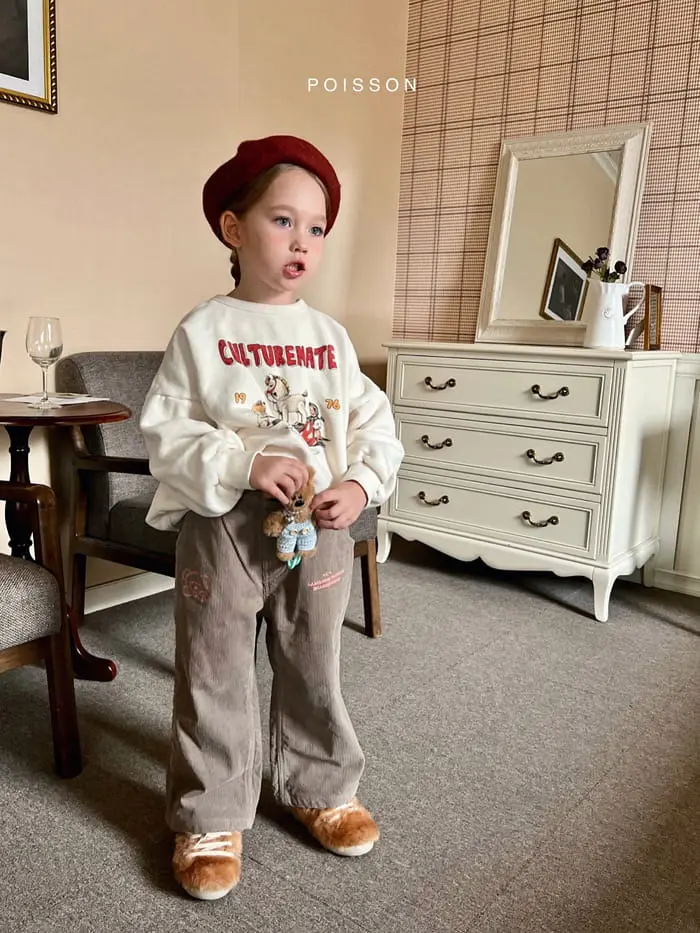 Poisson - Korean Children Fashion - #prettylittlegirls - Mate Vintage Sweatshirt - 3