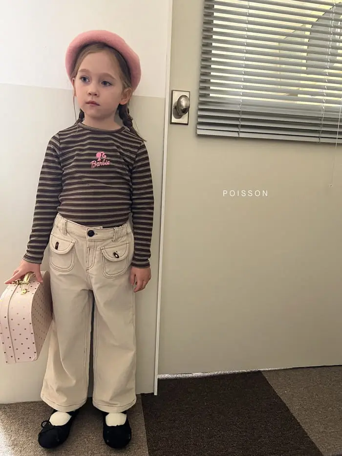 Poisson - Korean Children Fashion - #prettylittlegirls - Barbie ST Tee - 2