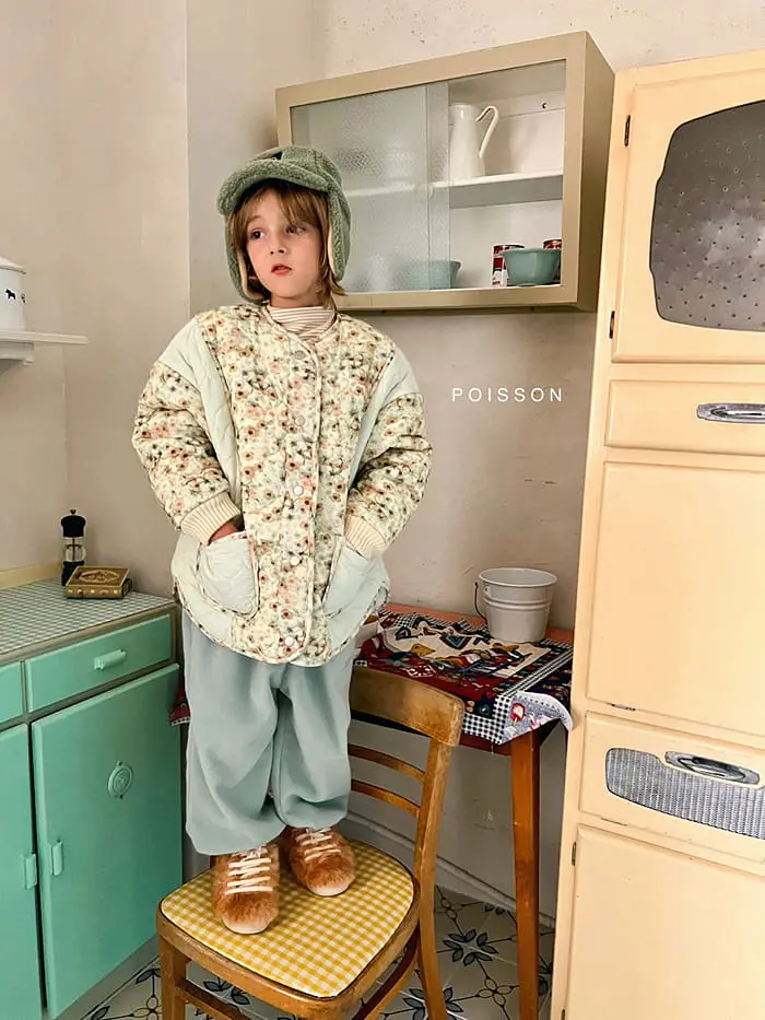 Poisson - Korean Children Fashion - #prettylittlegirls - Flower Ari Jumper - 10