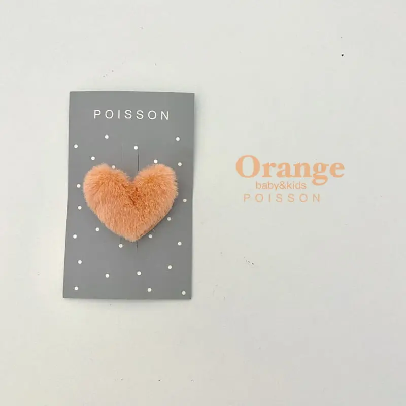 Poisson - Korean Children Fashion - #stylishchildhood - Mi Heart Hairpin - 3
