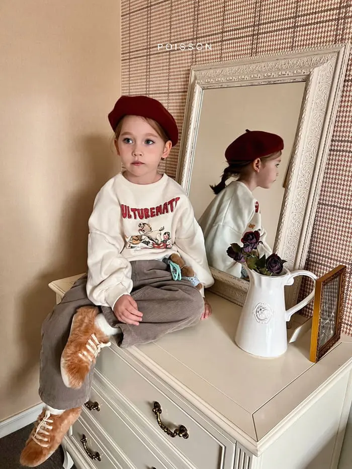 Poisson - Korean Children Fashion - #prettylittlegirls - Mate Vintage Sweatshirt - 4