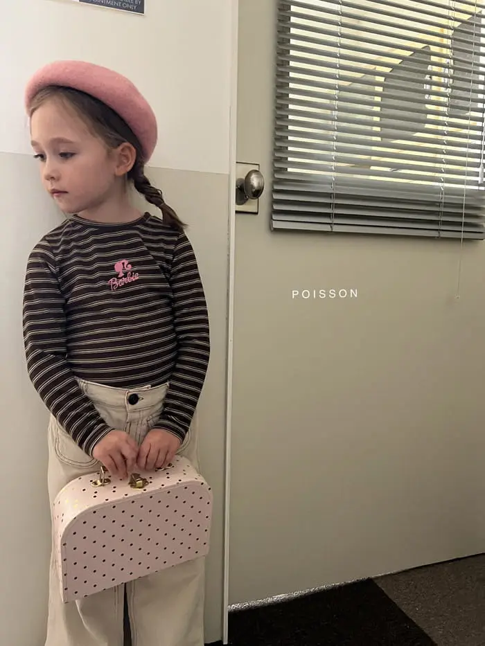 Poisson - Korean Children Fashion - #todddlerfashion - Barbie ST Tee - 3