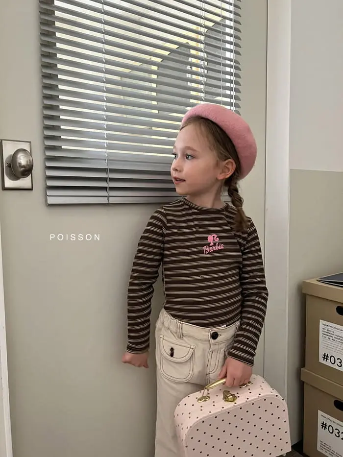 Poisson - Korean Children Fashion - #todddlerfashion - Barbie ST Tee - 4
