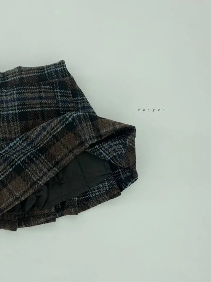 Puipui - Korean Children Fashion - #Kfashion4kids - Henry Check Skirt - 11