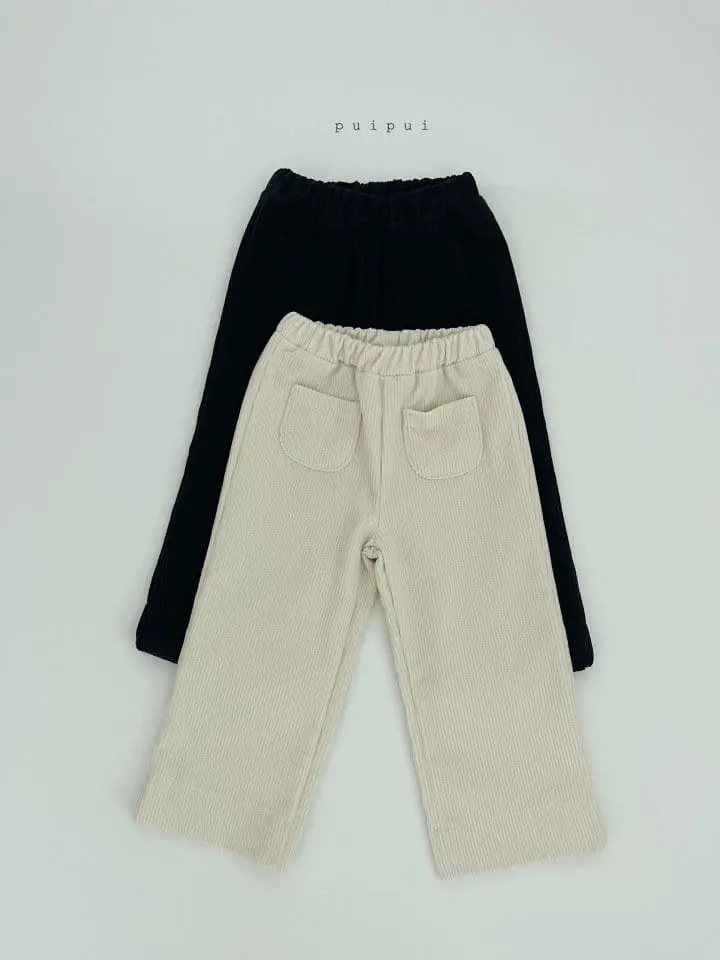 Puipui - Korean Children Fashion - #childofig - Fleece Pocket Pants - 10