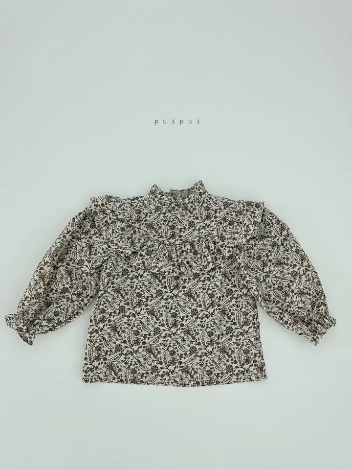 Puipui - Korean Children Fashion - #childofig - Ecru Blouse - 7