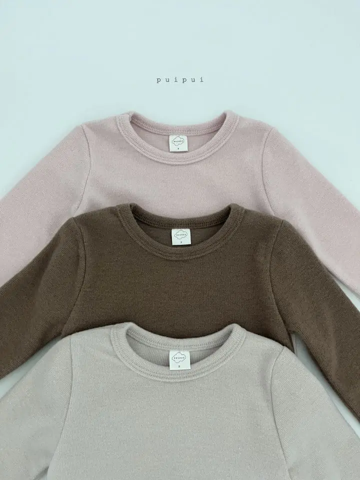 Puipui - Korean Children Fashion - #childofig - Lilly Fleece Tee - 5