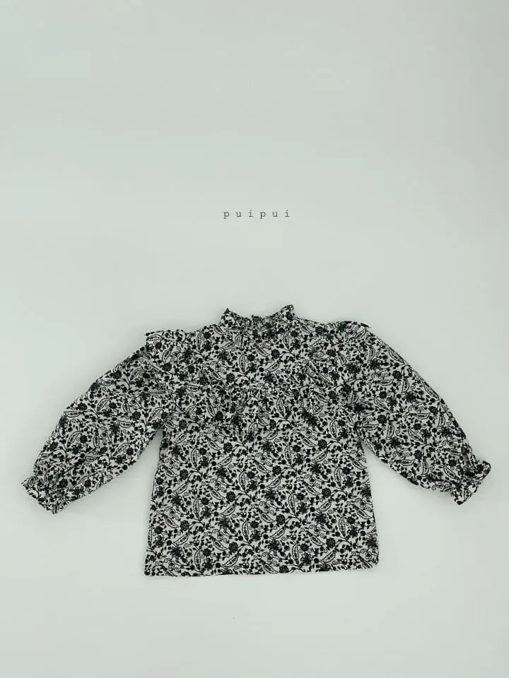 Puipui - Korean Children Fashion - #kidzfashiontrend - Ecru Blouse