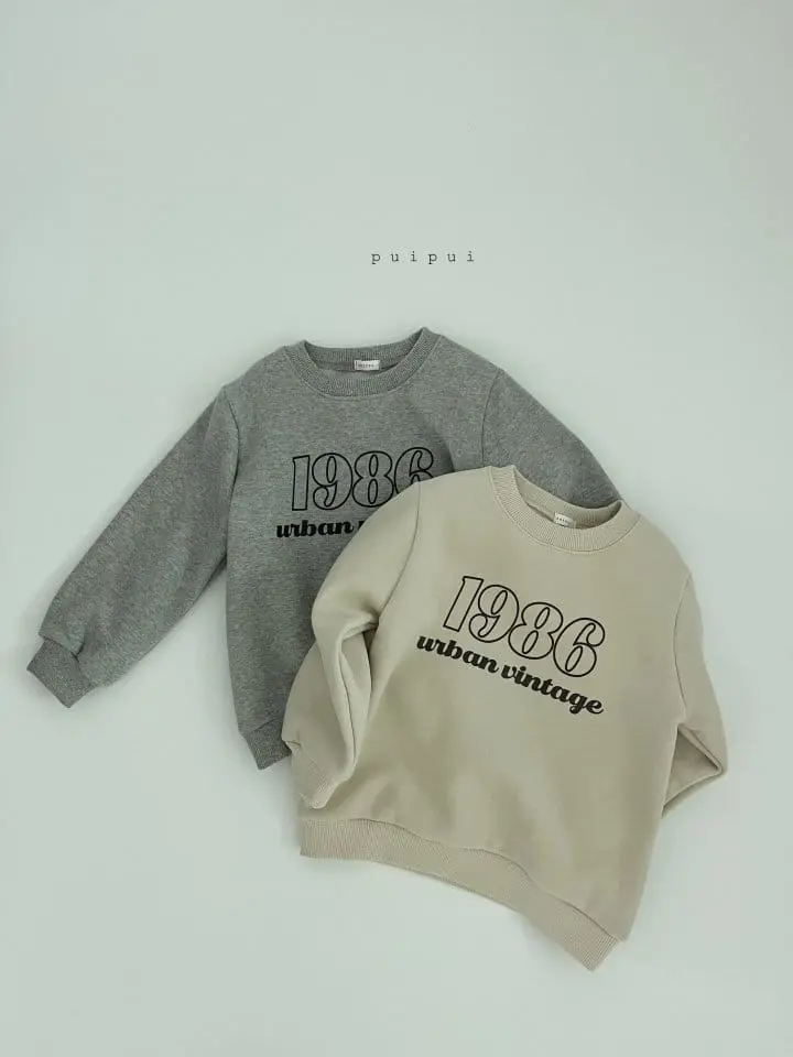 Puipui - Korean Children Fashion - #kidzfashiontrend - Number Sweatshirt - 12