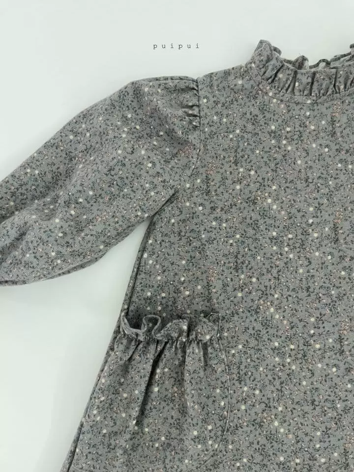 Puipui - Korean Children Fashion - #minifashionista - Ellen Fleece One-pice - 8