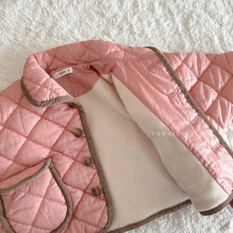 Raker - Korean Children Fashion - #childofig - Pang Collar Padding Jacket - 4