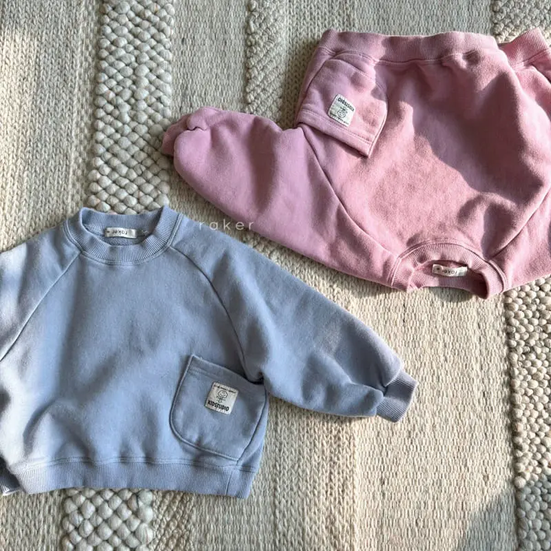 Raker - Korean Children Fashion - #childrensboutique - Raglan Pocket Sweatshirt