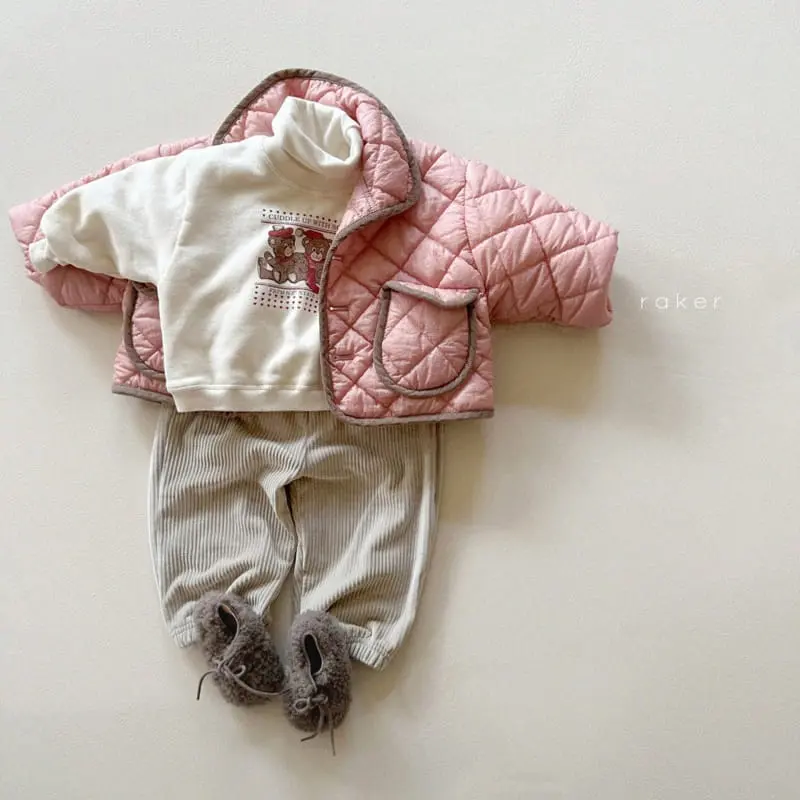Raker - Korean Children Fashion - #discoveringself - Pang Collar Padding Jacket - 6