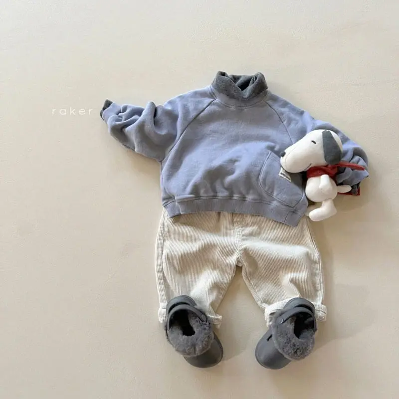 Raker - Korean Children Fashion - #discoveringself - Raglan Pocket Sweatshirt - 3