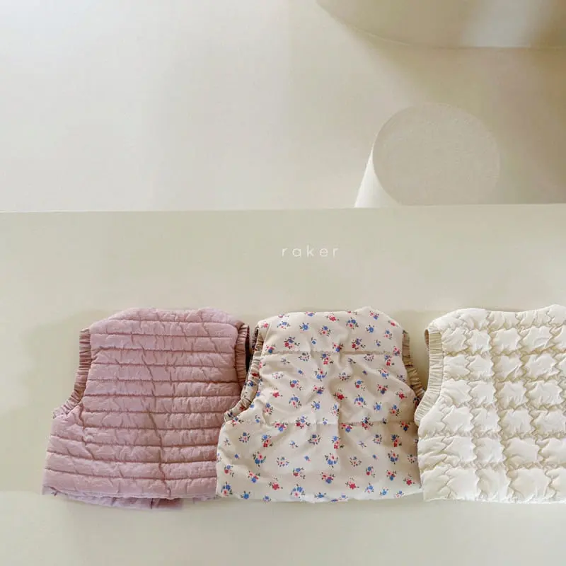 Raker - Korean Children Fashion - #fashionkids - Bisket Padding Vest - 3