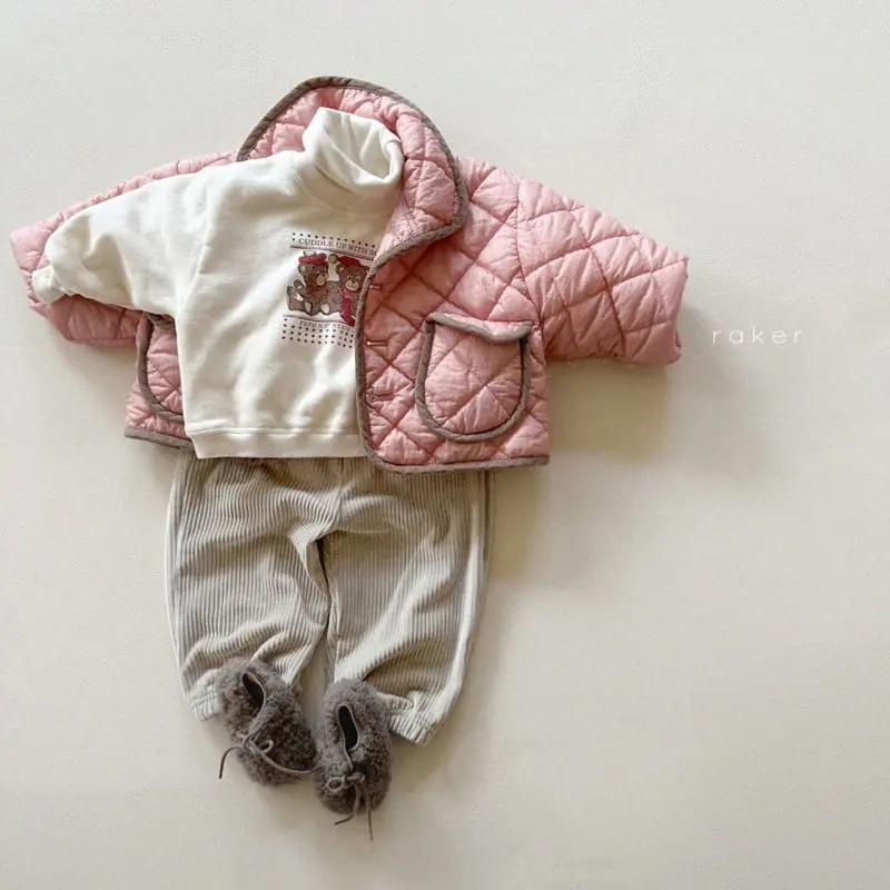 Raker - Korean Children Fashion - #fashionkids - Trio Bear Tee - 4