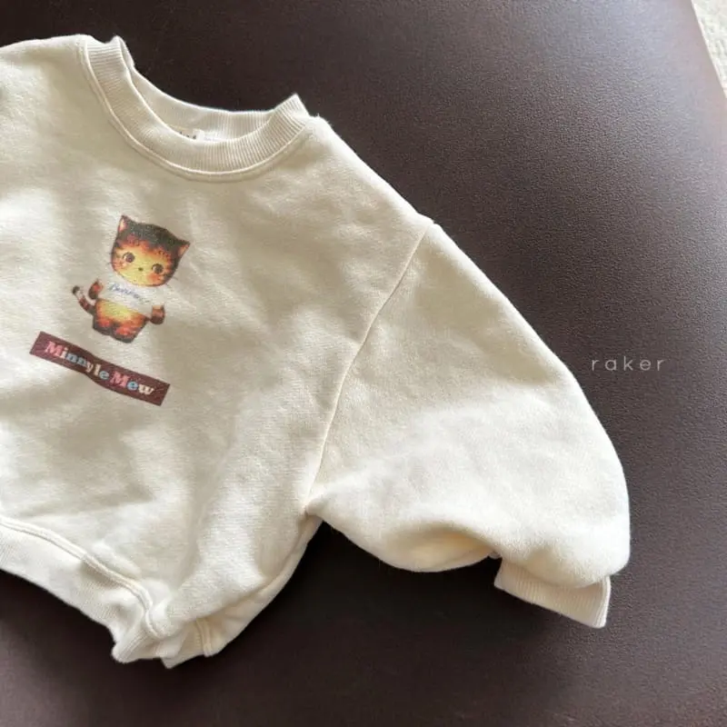 Raker - Korean Children Fashion - #kidsshorts - Kitty Sweatshirt - 2