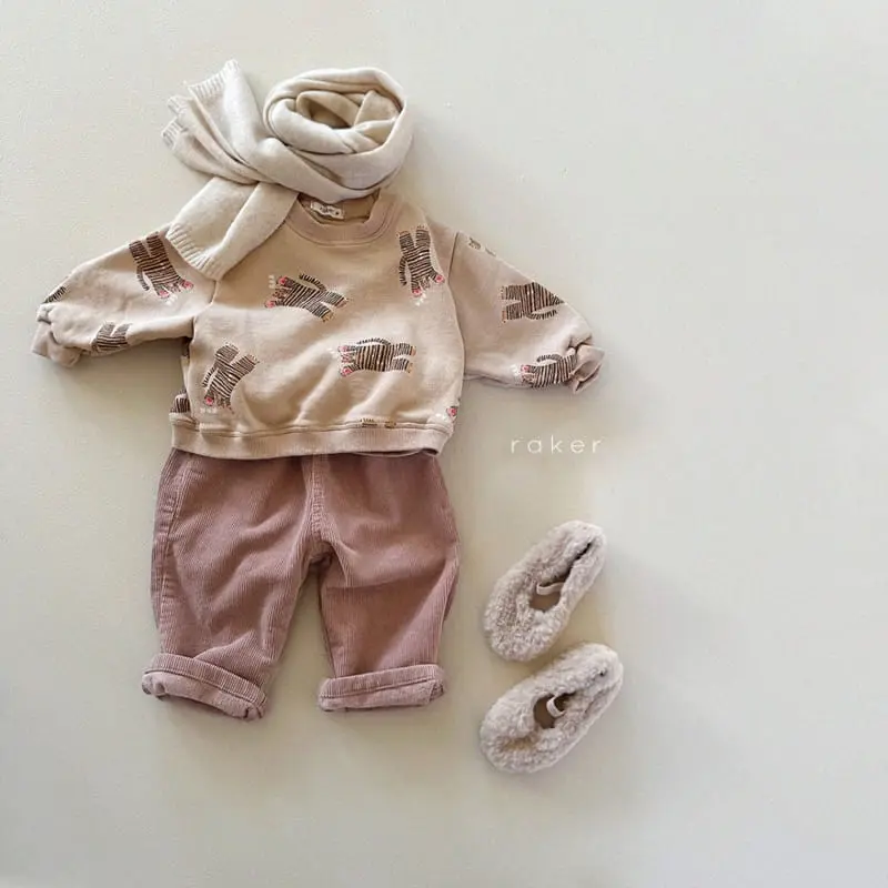 Raker - Korean Children Fashion - #stylishchildhood - Tiger Sweatshirt - 3