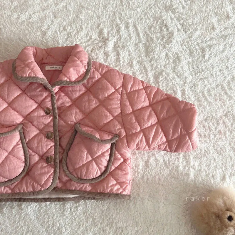 Raker - Korean Children Fashion - #stylishchildhood - Pang Collar Padding Jacket - 2