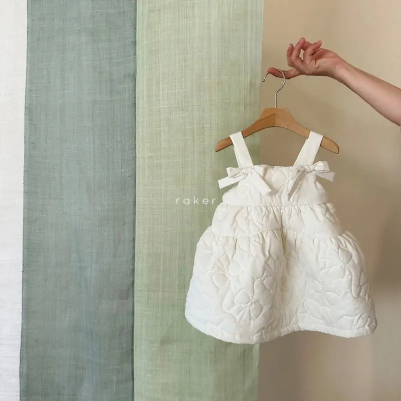 Raker - Korean Children Fashion - #todddlerfashion - Toto Ribbon Jumper Skirt - 5