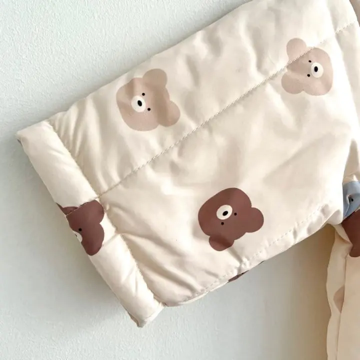 Reve Kid - Korean Baby Fashion - #babyoutfit - Bebe Padding Fleece Body Suit