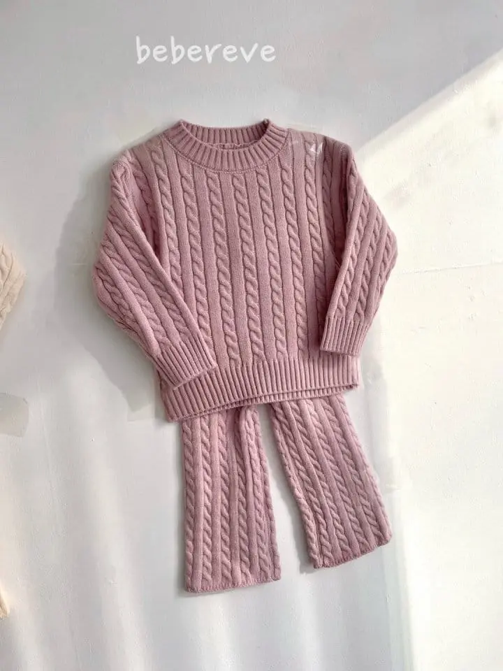 Reve Kid - Korean Baby Fashion - #onlinebabyboutique - Bebe Twist Top Bottom Set - 4