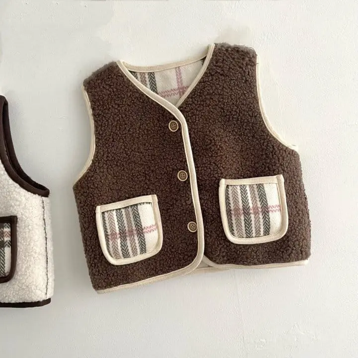 Reve Kid - Korean Baby Fashion - #onlinebabyshop - Bebe Bboggle Vest - 3