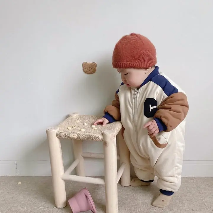Reve Kid - Korean Children Fashion - #childofig - Color Logo Bodysuit - 2