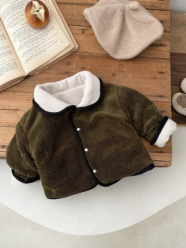 Reve Kid - Korean Children Fashion - #minifashionista - Color Bbogle Reversible Jacket - 2