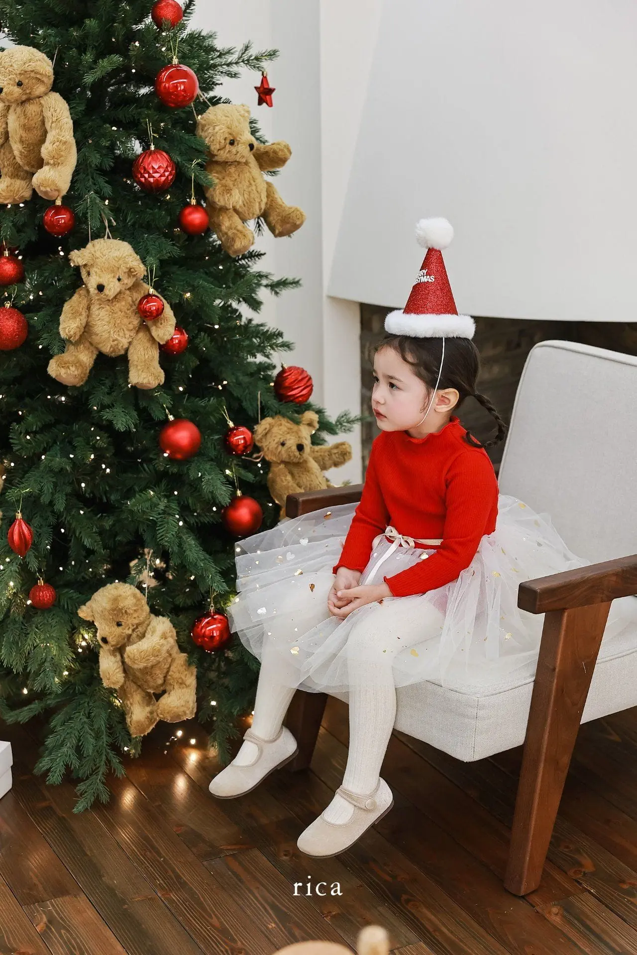 Rica - Korean Children Fashion - #prettylittlegirls - Gold Heart Sha One-Piece - 3