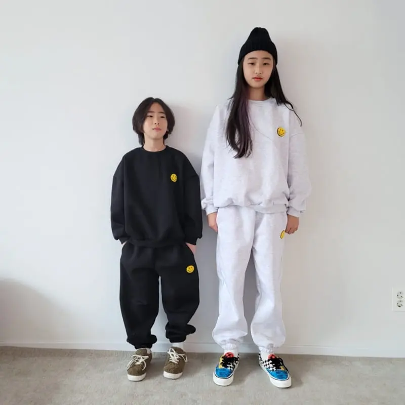 Riwoo Riwoo - Korean Junior Fashion - #childrensboutique - Happy Smile Bookle Top Bottom Set