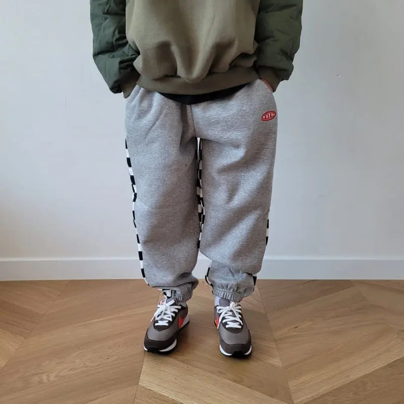 Riwoo Riwoo - Korean Junior Fashion - #fashionkids - RW Asura Check Pants - 4