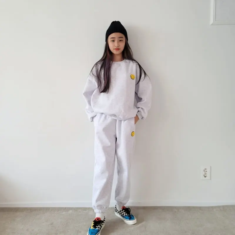 Riwoo Riwoo - Korean Junior Fashion - #minifashionista - Happy Smile Bookle Top Bottom Set - 11