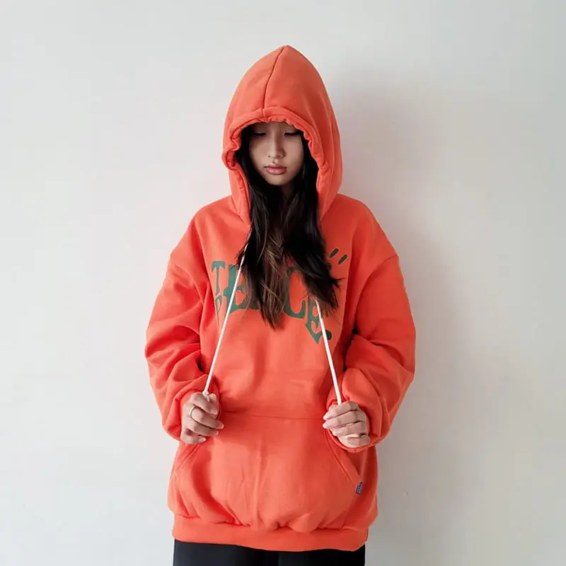 Riwoo Riwoo - Korean Junior Fashion - #toddlerclothing - Teach Peace Hoody Swaetshirt