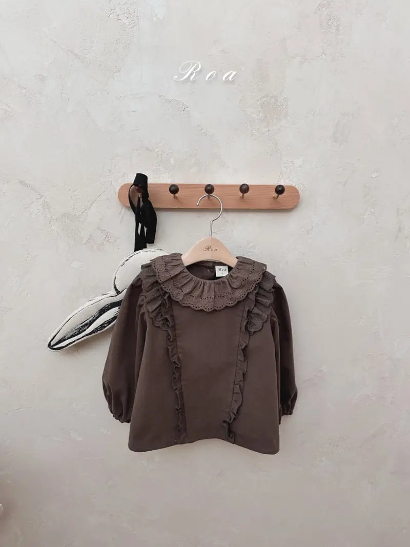 Roa - Korean Children Fashion - #Kfashion4kids - Ellin Frill Blouse - 11