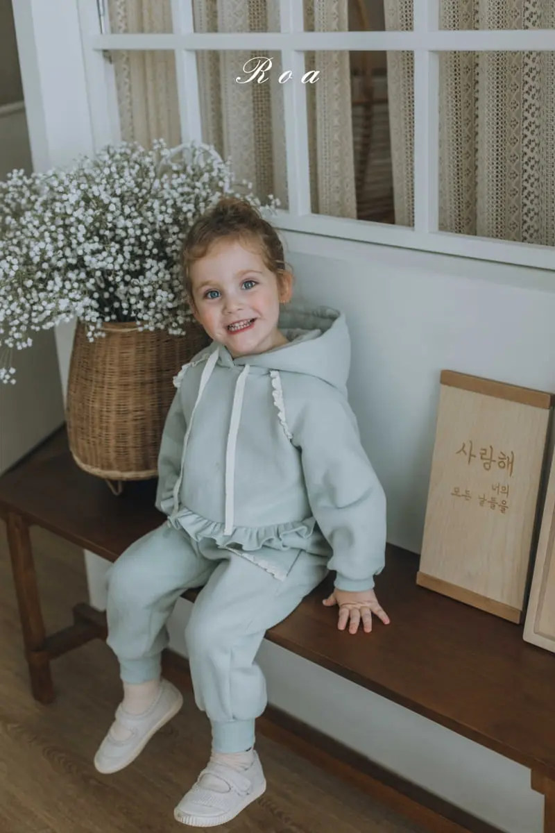 Roa - Korean Children Fashion - #Kfashion4kids - Lulu Top Bottom Set - 6