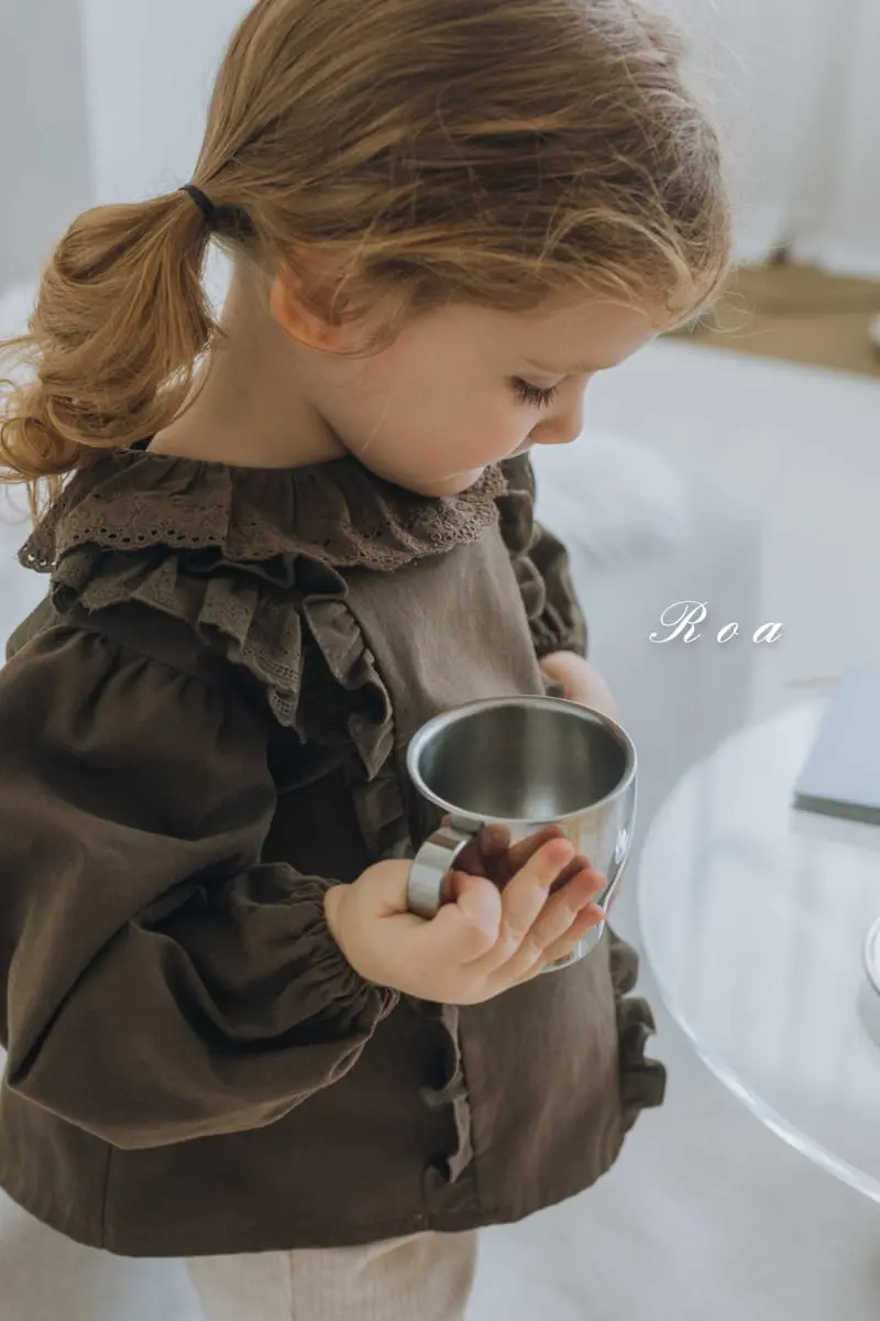 Roa - Korean Children Fashion - #designkidswear - Ellin Frill Blouse - 5