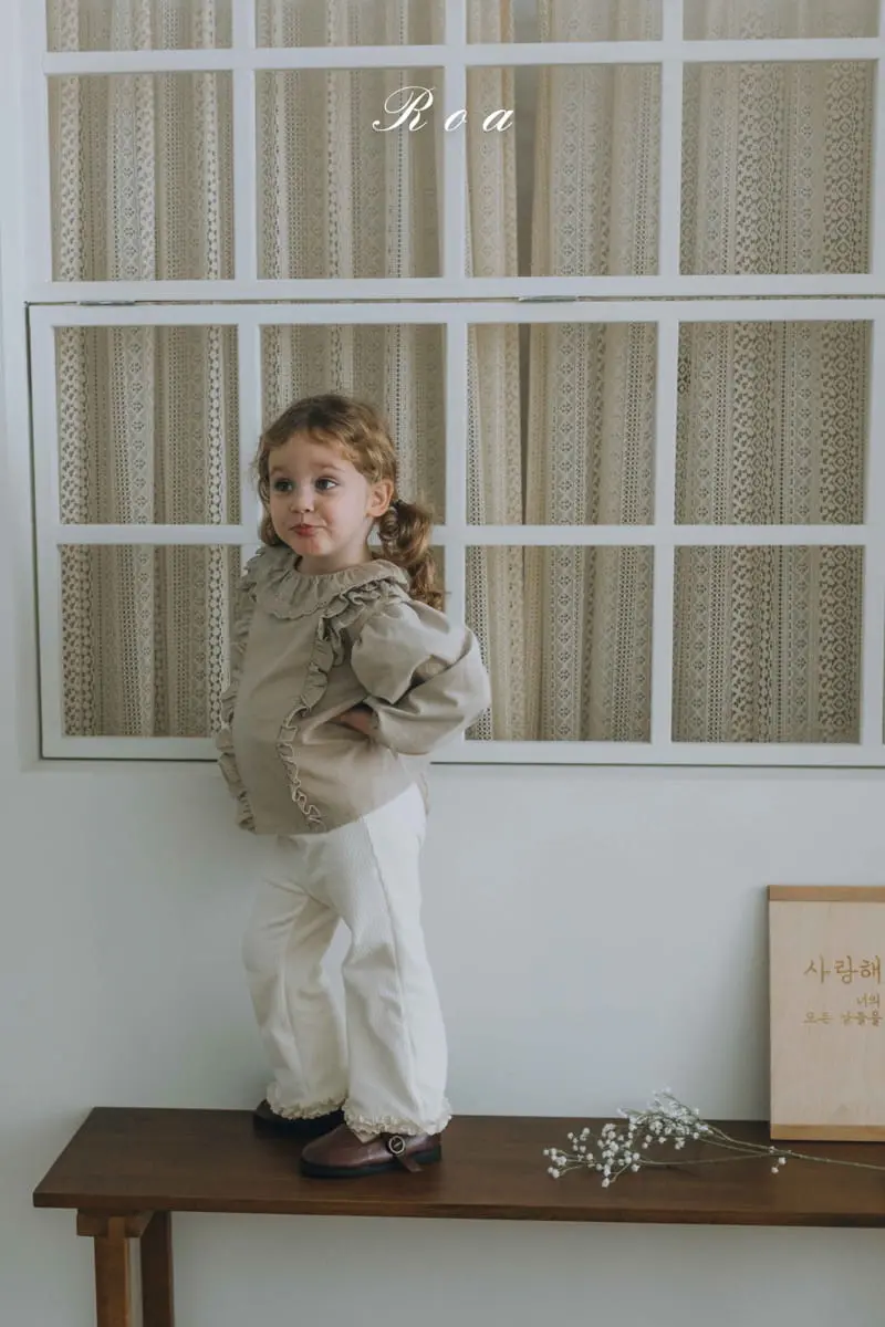 Roa - Korean Children Fashion - #kidzfashiontrend - Ellin Frill Blouse - 10