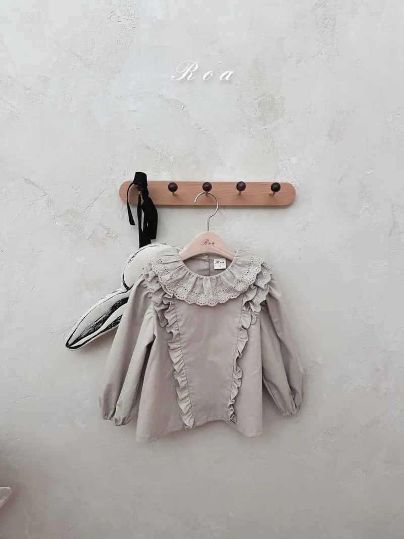 Roa - Korean Children Fashion - #littlefashionista - Ellin Frill Blouse - 12