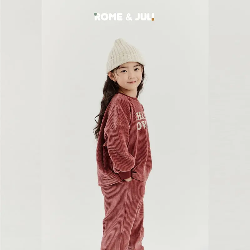 Rome Juli - Korean Children Fashion - #Kfashion4kids - Habe Veloure Set - 12