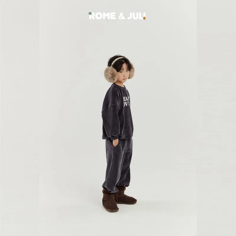 Rome Juli - Korean Children Fashion - #discoveringself - Habe Veloure Set - 7